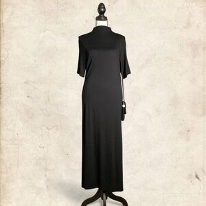 Nasty Gal Classic Black Maxi Dress